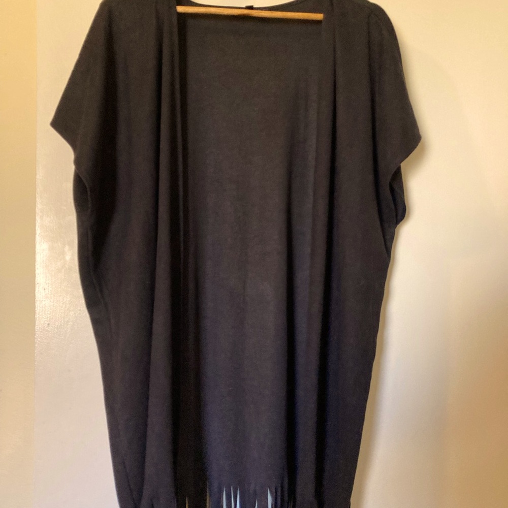 Fringed Vest/poncho Saks
